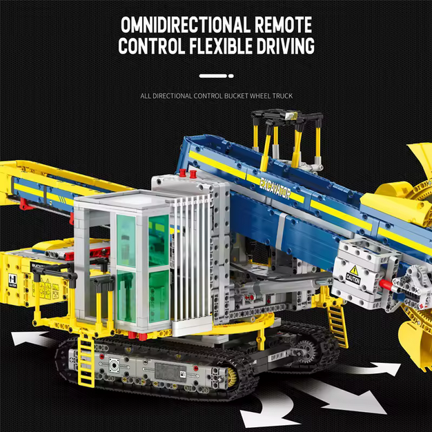 Reobrix 22017 RC Schaufelradbagger Gigant der Ingenieur-Serie ferngesteuert Roebrix