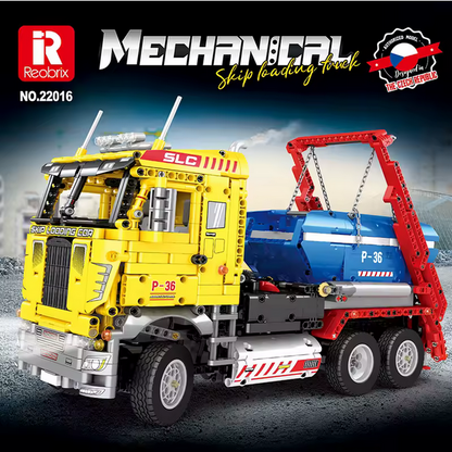 Reobrix 22016 RC Absetzkipper LKW Ingenieur-Serie ferngesteuert 1.918 Teile Roebrix