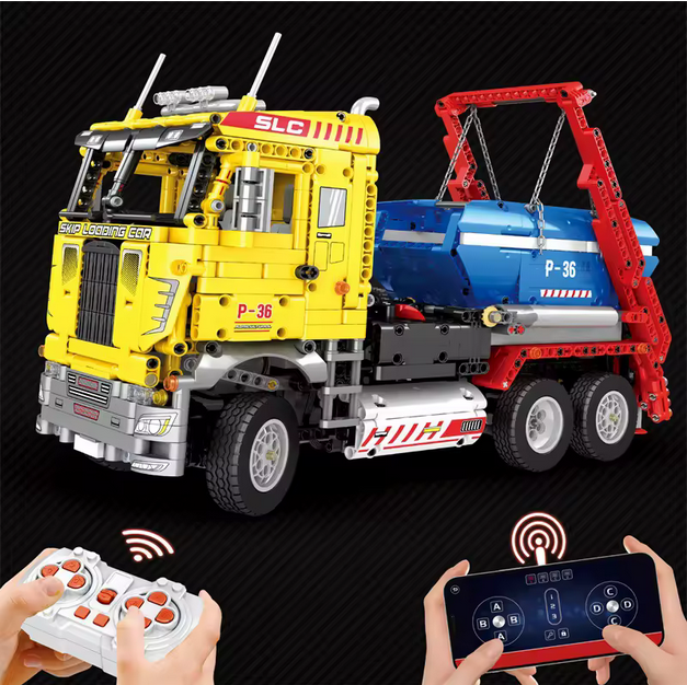 Reobrix 22016 RC Absetzkipper LKW Ingenieur-Serie ferngesteuert 1.918 Teile Roebrix