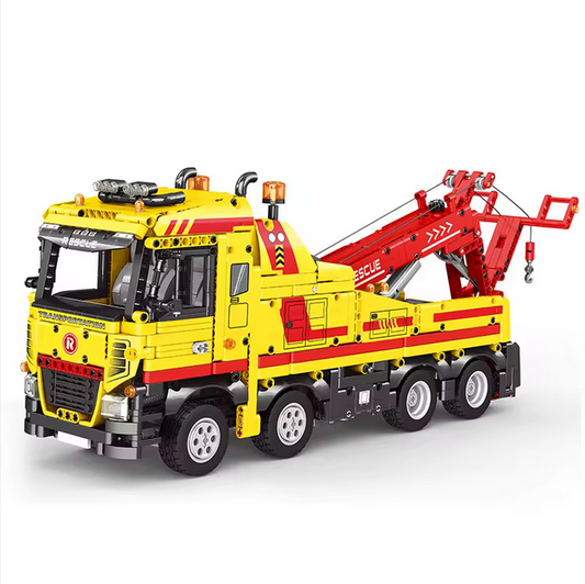 Reobrix 22012 RC Schwerlast-Abschleppwagen Technik-Serie ferngesteuert 1.794 Teile Roebrix