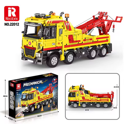 Reobrix 22012 RC Schwerlast-Abschleppwagen Technik-Serie ferngesteuert 1.794 Teile Roebrix