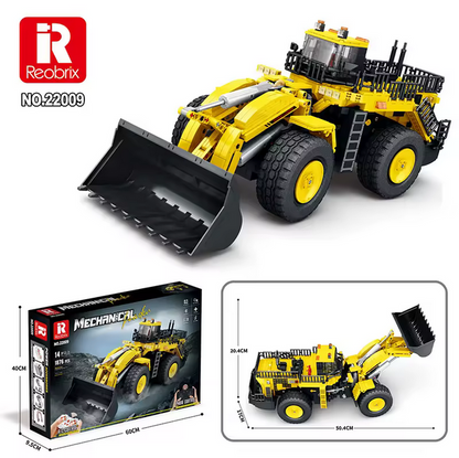 Reobrix 22009 / 22010 RC Schwerlast-Radlader Ingenieur-Serie ferngesteuert 1.876 Teile Roebrix