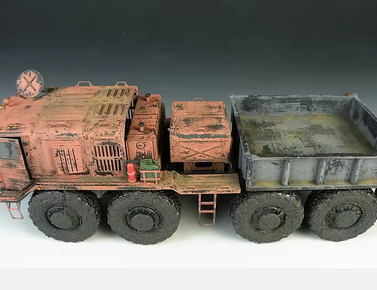KZKT-537L Schwerlastwagen Modell 1:35 – Russischer Militär LKW Sammlermodell AAAA