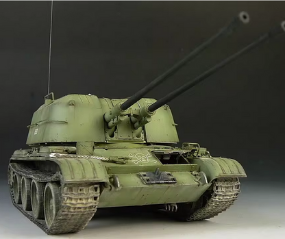 ZSU-57-2 Flugabwehrpanzer Modell 1:35 – Russisches Militär Sammlermodell AAAA