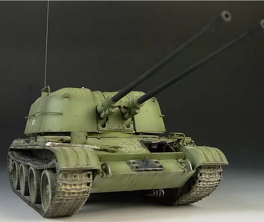 ZSU-57-2 Flugabwehrpanzer Modell 1:35 – Russisches Militär Sammlermodell AAAA