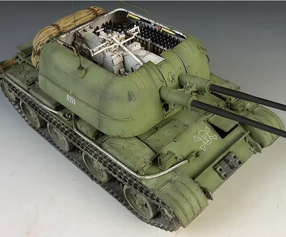 ZSU-57-2 Flugabwehrpanzer Modell 1:35 – Russisches Militär Sammlermodell AAAA