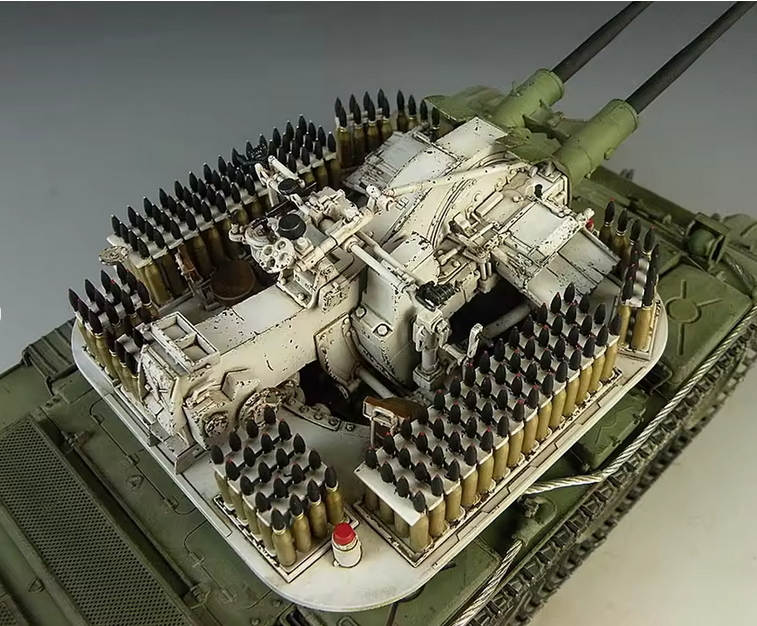 ZSU-57-2 Flugabwehrpanzer Modell 1:35 – Russisches Militär Sammlermodell AAAA