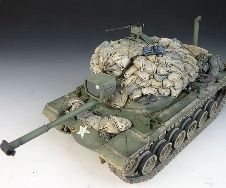 M48A3 Patton Panzer Modell 1:35 – Blanko Militär Bausatz Sammlermodell AAAA