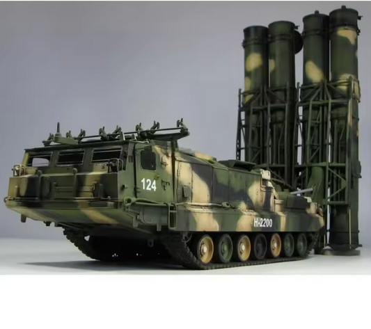 S-300V 9A83 Raketenstartfahrzeug Modell 1:35 – Russisches Blanko Militärmodell Klemmkreativ