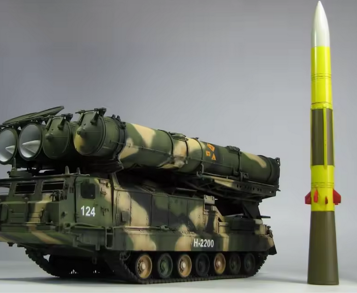 S-300V 9A83 Raketenstartfahrzeug Modell 1:35 – Russisches Blanko Militärmodell Klemmkreativ