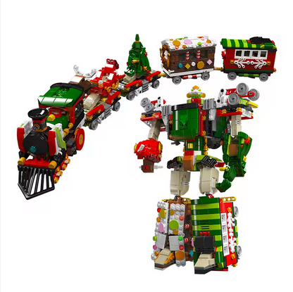 Mould King 12028 "Train Avenger" 2-in-1 Transformer-Weihnachtszug | 1.522 Teile MK