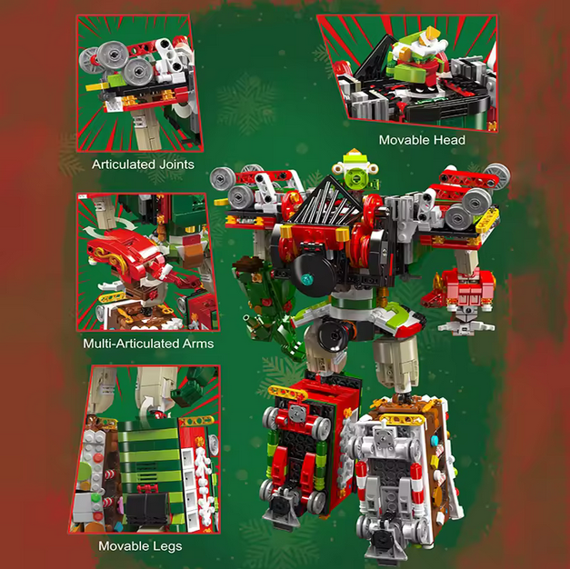 Mould King 12028 "Train Avenger" 2-in-1 Transformer-Weihnachtszug | 1.522 Teile MK