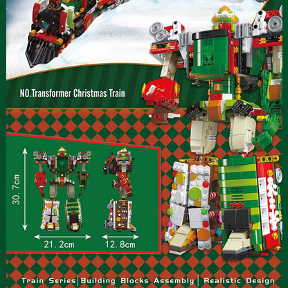 Mould King 12028 "Train Avenger" 2-in-1 Transformer-Weihnachtszug | 1.522 Teile MK