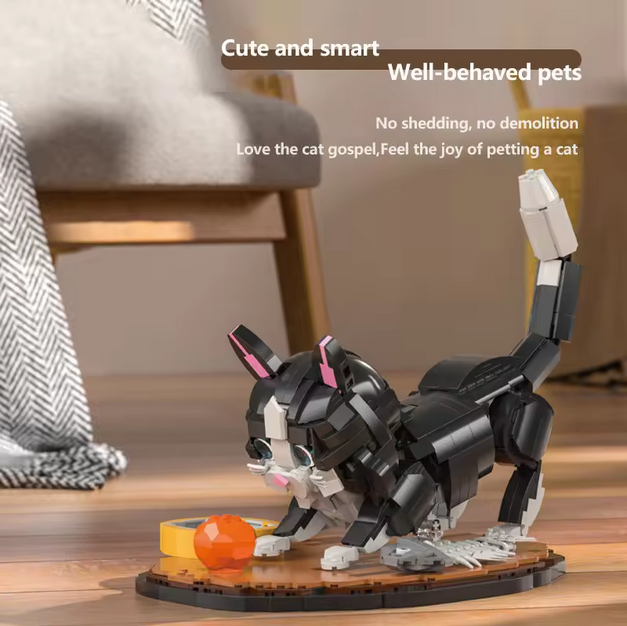 Xbert 66097 Kreative Serie Katzen-Modell Ornament | 1.200 Teile Xbert