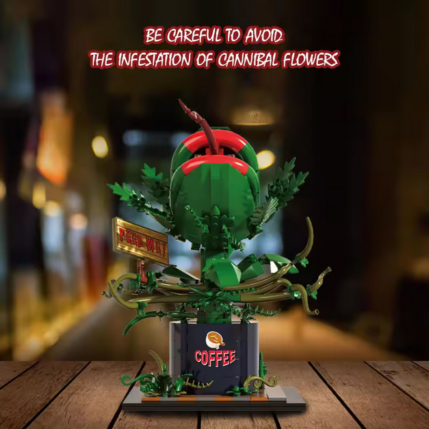 Xbert 66120 Kreative Serie Piranha-Pflanze Ornament | 838 Teile Xbert