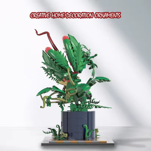 Xbert 66120 Kreative Serie Piranha-Pflanze Ornament | 838 Teile Xbert