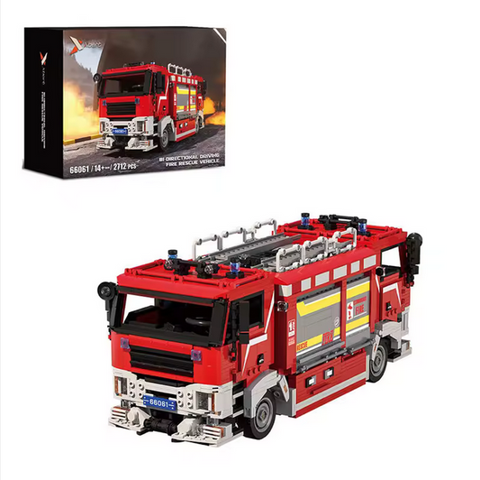 Xbert 66061 Europäisches Tunnel-Feuerwehrfahrzeug Technik | 2.713 Teile Xbert