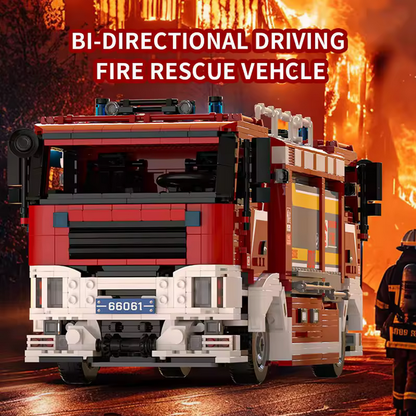 Xbert 66061 Europäisches Tunnel-Feuerwehrfahrzeug Technik | 2.713 Teile Xbert