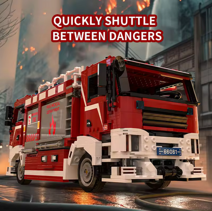 Xbert 66061 Europäisches Tunnel-Feuerwehrfahrzeug Technik | 2.713 Teile Xbert