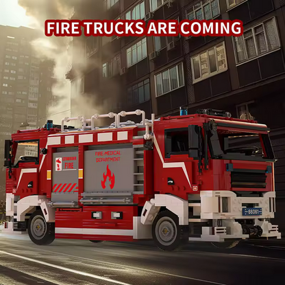 Xbert 66061 Europäisches Tunnel-Feuerwehrfahrzeug Technik | 2.713 Teile Xbert