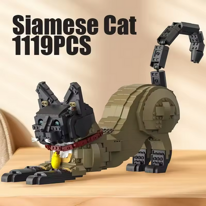 Xbert 66114 Kreative Serie Siamesische Katze Ornament | 1.119 Teile Xbert