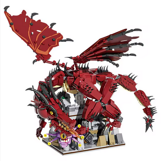 Xbert 66122 1857PCS Kreative Serie Dungeons And Dragons Ornament Baustein Modell Technisches Lernspiel zeug Xbert
