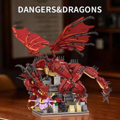 Xbert 66122 1857PCS Kreative Serie Dungeons And Dragons Ornament Baustein Modell Technisches Lernspiel zeug Xbert