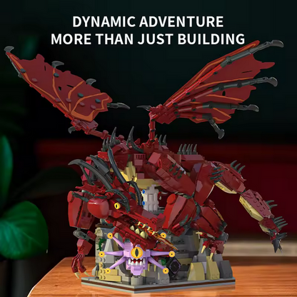 Xbert 66122 1857PCS Kreative Serie Dungeons And Dragons Ornament Baustein Modell Technisches Lernspiel zeug Xbert