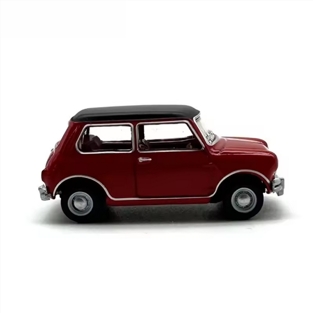 Austin Cooper Modell 1:76 – Klassisches Mini Deko Auto mit schwarzem Dach AAAA