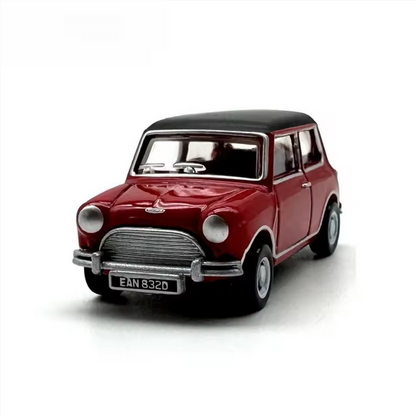 Austin Cooper Modell 1:76 – Klassisches Mini Deko Auto mit schwarzem Dach AAAA