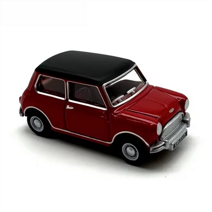 Austin Cooper Modell 1:76 – Klassisches Mini Deko Auto mit schwarzem Dach AAAA