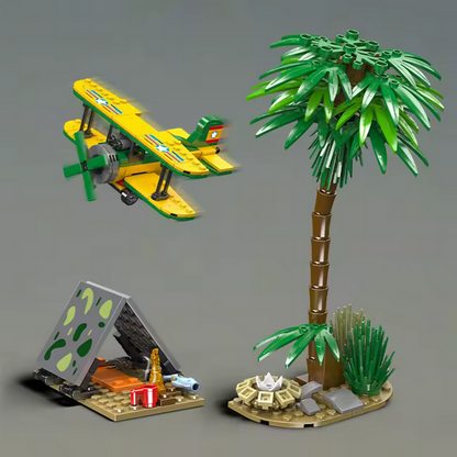 Mould King 29001 Jurassic Adventure Brachiosaurus Island Explorer Dino-Ei | 373 Teile MK