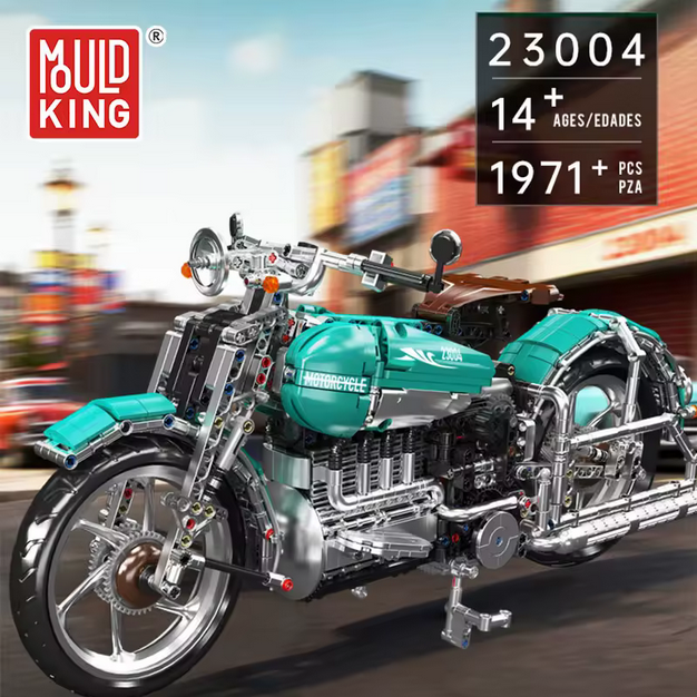 Mould King 23004 American Cruiser Motorrad Modellbau-Set | 1.971 Teile MK