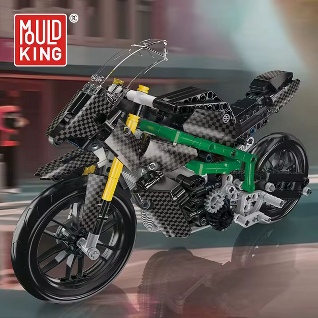 Mould King 23002 HZ-R Superbike Motorrad Modellbausatz | 656 Teile MK