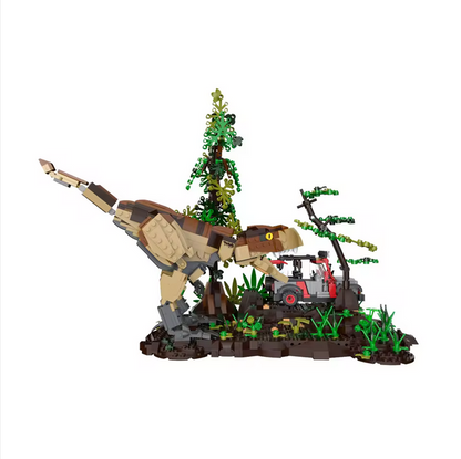 Xbert 66124 Kreative Serie T-Rex Dinosaurier Ornament | 1.555 Teile Xbert