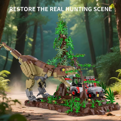 Xbert 66124 Kreative Serie T-Rex Dinosaurier Ornament | 1.555 Teile Xbert