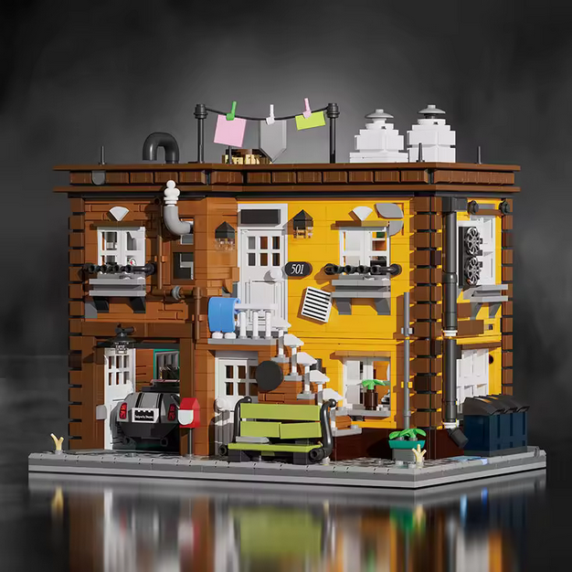 Xbert 66056 Kreative Serie Ashley's 2-stöckiges Haus Ornament | 2.284 Teile Xbert