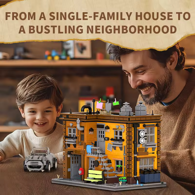 Xbert 66056 Kreative Serie Ashley's 2-stöckiges Haus Ornament | 2.284 Teile Xbert