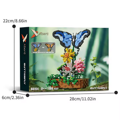 Xbert 66164 Kreative Serie Schmetterling Insekten Ornament | 686 Teile Xbert