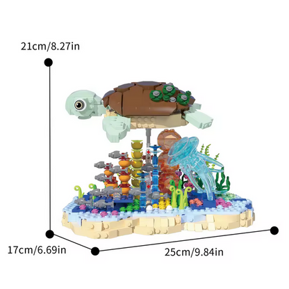 Xbert 66099 Kreative Serie Meeresschildkröte Ornament | 1.091 Teile Xbert