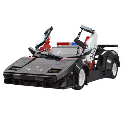 Xbert 66121 Engineering Serie Polizei Super Racer | 1.383 Teile Xbert