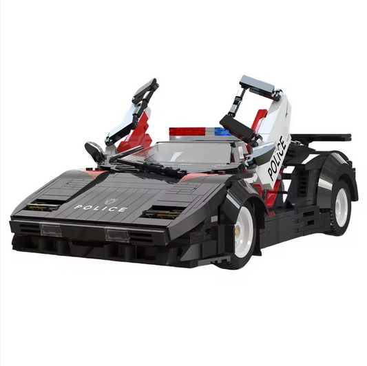 Xbert 66121 Engineering Serie Polizei Super Racer | 1.383 Teile Xbert