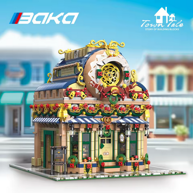 BAKA 33202 Architectural Serie Donut Dessert Workshop | 3.945 Teile BAKA