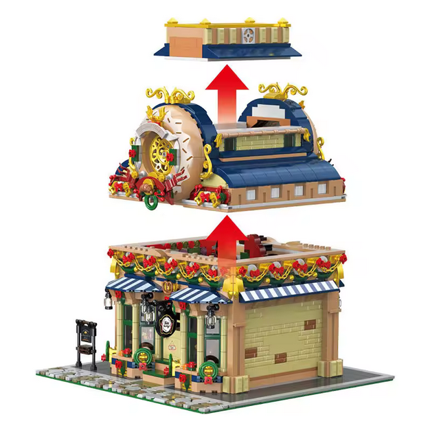 BAKA 33202 Architectural Serie Donut Dessert Workshop | 3.945 Teile BAKA