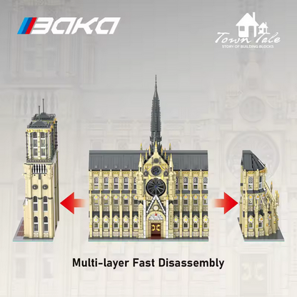 BAKA 33213 Notre-Dame de Paris Architektur Modell | 8.225 Teile BAKA