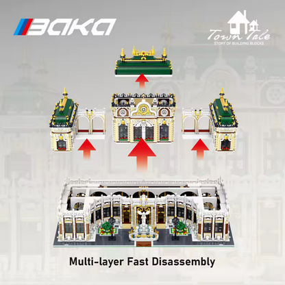 BAKA 33221 Architektur Serie Luxus-Palast Ornament | 11.930 Teile BAKA