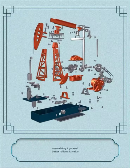 DIY 3D Metall Pumpen Modell Kit – Mechanisches Puzzle Bausatz Spielzeug