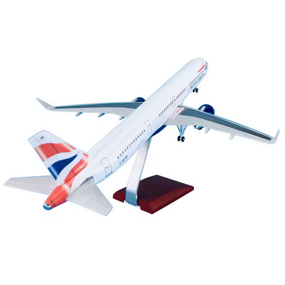 British Airways Airbus A321neo Modell 45 cm – LED Airline Flugzeug mit Soundsteuerung