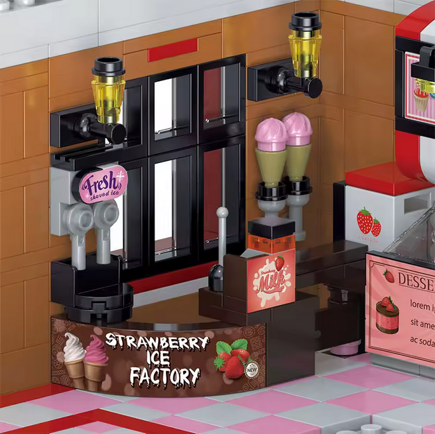 BAKA 33204 Architectural Serie Strawberry Ice Workshop | 3.945 Teile