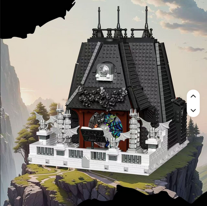 BAKA 33214 Spukhaus Modell – Schwarzes Architektur-Bausteinset (2.419 Teile)